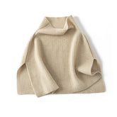 100%Cashmere Half Poncho Women Winter Thick Pashmina Shawls
